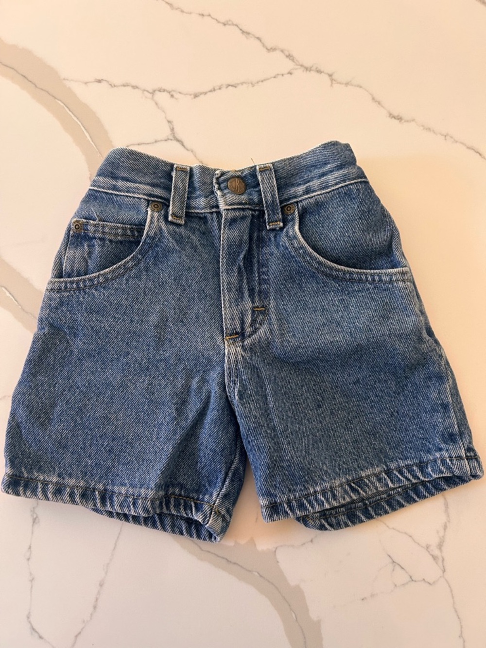 Vintage denim rider jean shorts size 2T Kids Blue Denim Shorts